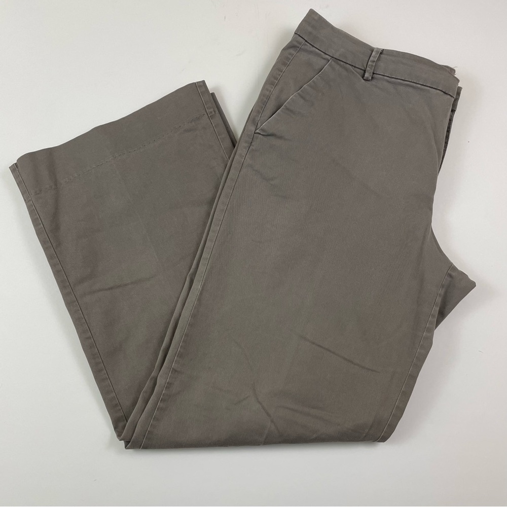 GAP Factory Women's Gray Boot Cut Perfect Khaki Size 12